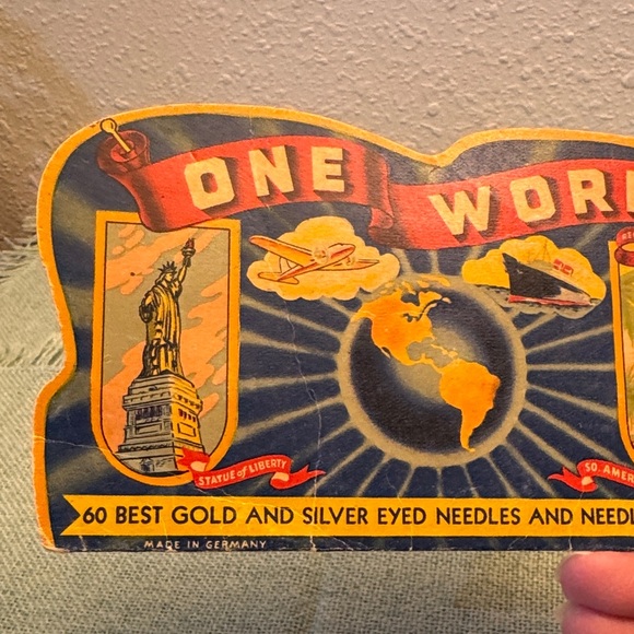 Vintage Needle Book with Colorful Graphics - Picture 13 of 16